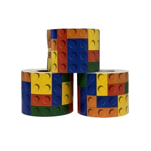 Building Bricks Bulletin Board Boarders Colorful Blocks Bulletin Board Classroom - Picture 2 of 6